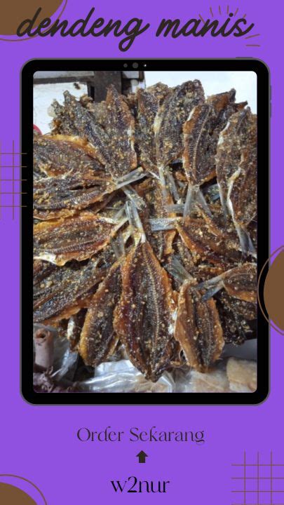 BAYAR DITEMPAT COD IKAN ASIN DENDENG MANIS 1kg Lazada Indonesia