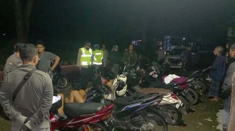 Belasan Motor Di Lombok Tengah Terjaring Razia Balap Liar Ntbsatu