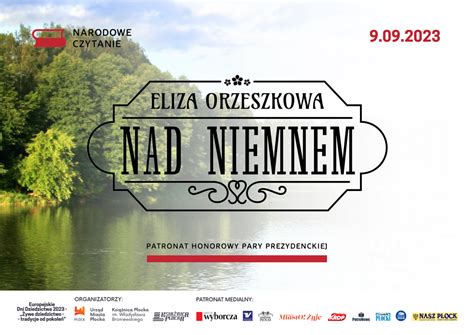 Narodowe czytanie Nad Niemnem 9 września gdzie w Płocku rmixx pl