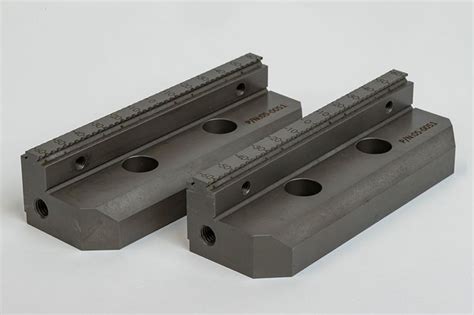 Hard Steel 5 130mm Non Machinable Serrated Vise Jaws