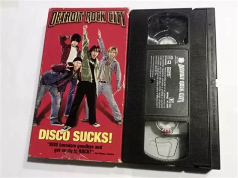 Detroit Rock City Vhs Tape Music 1999 90s Adam Rifkin Very Good £3681