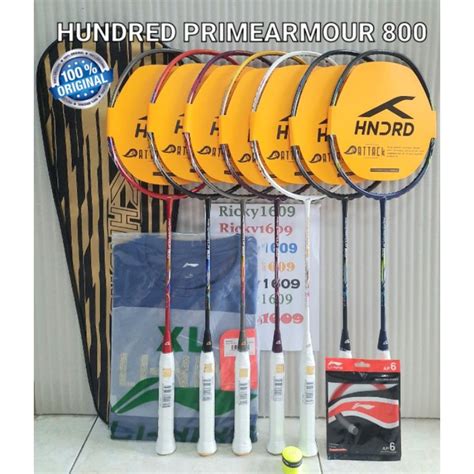 Jual Raket Badminton Hundred Primearmour 800 Head Heavy Tension 32