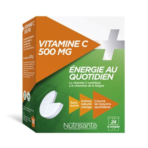 Vitamine C 500 mg énergie au quotidien Nutrisanté