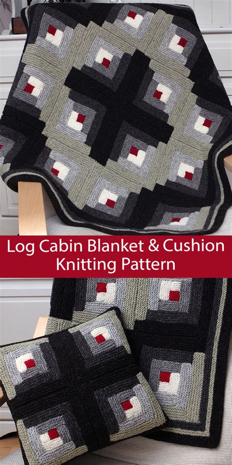 Log Cabin Blanket Knitting Patterns In The Loop Knitting