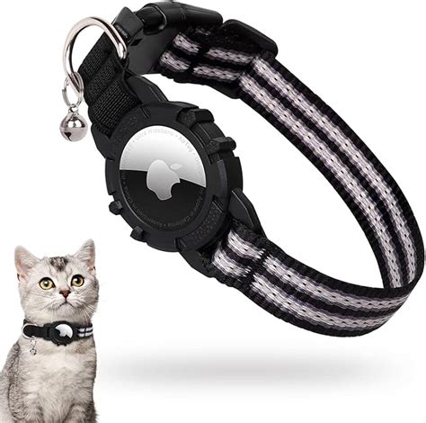 Collier pour chat Apple Air Tag intégré collier GPS réfléchissant