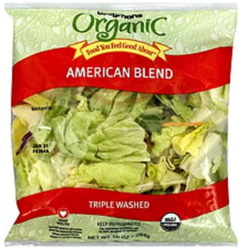 Wegmans Organic American Blend - 10 oz, Nutrition Information | Innit