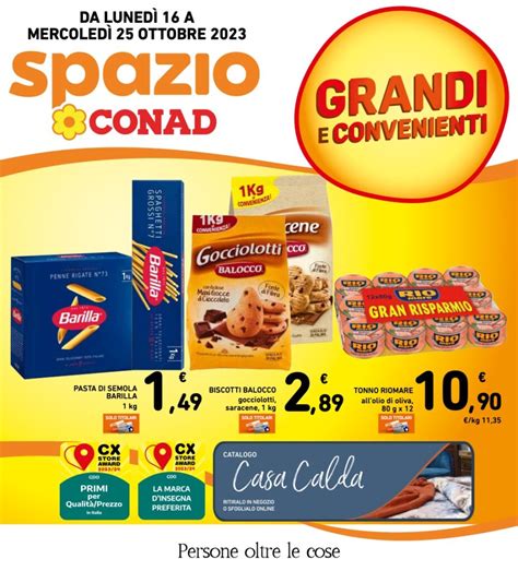 Anteprima Volantino Conad Dal 16 Ottobre 2023 Sono Grandi E