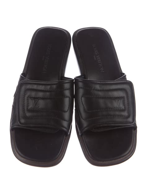 Men Louis Vuitton Slides Literacy Basics