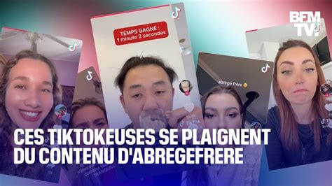 Des Tiktokeuses Se Plaignent Du Contenu D Abregefrere Apr S Avoir Re U