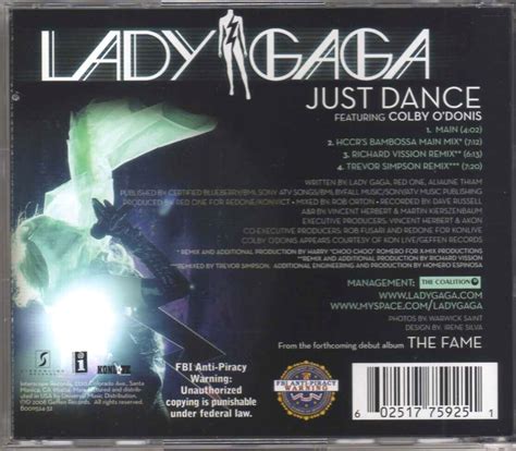 Lady Gaga Feat Colby O Donis Just Dance The Remixes Cd Maxi 2008 4tr Ebay