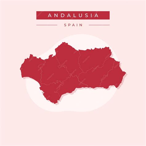 Premium Vector Vector Illustration Vector Of Andalusia Map Spain