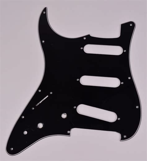 Fender Stratocaster Left Handed Black Pickguard Warmoth Reverb