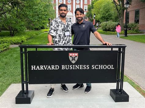 Pakistani Cricketers Babar Azam Mohammad Rizwan Join Harvard Business