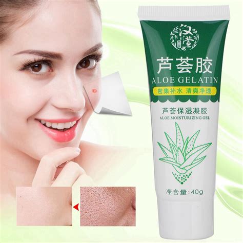 Buy 40g Natural Aloe Vera Gel Mask After Sun Repairing Moisturizing Skin Care Face Cream At