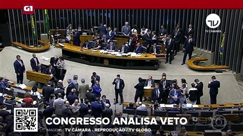 Vídeo G1 em 1 Minuto Congresso analisa hoje veto de Bolsonaro a