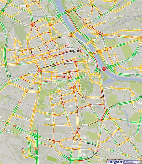 Korkometr Warszawa Korki Na Mapie Targeo