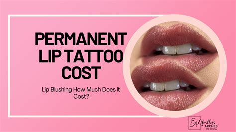 How Much Does A Permanent Lip Tattoo Cost? Lip Blushing