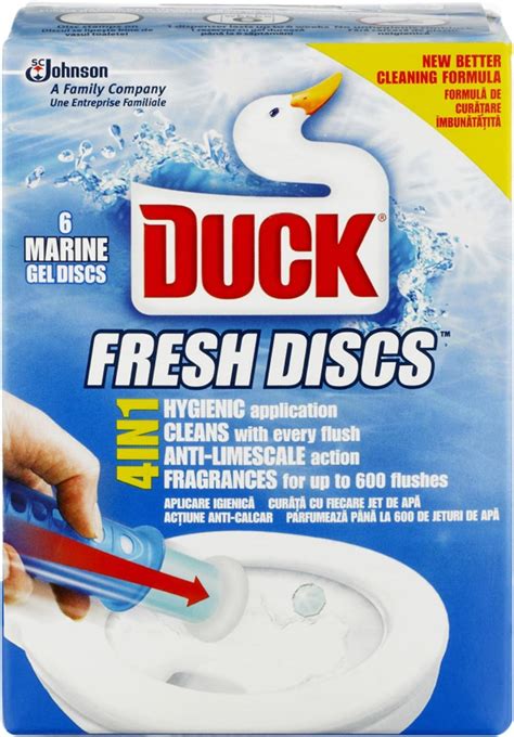 Toilet Duck Gel Discs Marine Fragrance Ml Ref Amazon Co Uk