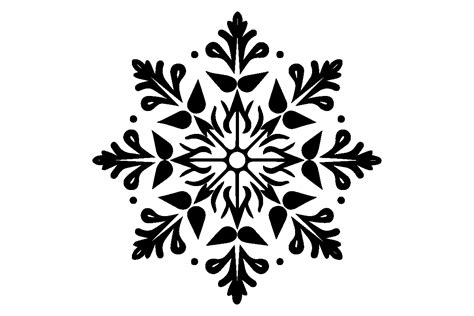 Christmas Snowflake Graphic By The Printable · Creative Fabrica