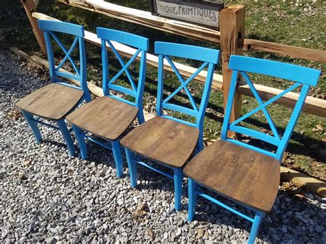 RUSTIC CHAIRS FOUR Beautiful Rustic Wood Malaysian Oak Solid - Etsy