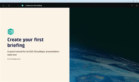 Whats New In The Arcgis Storymaps Briefings App June