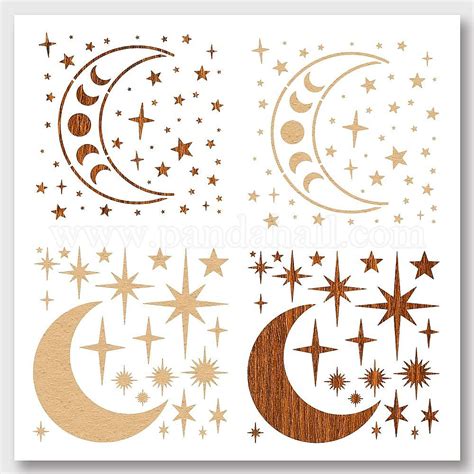 Wholesale Nbeads Pcs Styles Starry Sky Stencils Pandahall