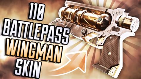 Using The NEW Level 110 Battlepass Wingman Skin INSANE Apex