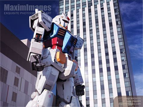 Photo of Gundam RX-78-2 statue in Tokyo Japan | Stock Image MXI26122