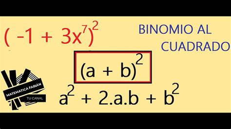 Cuadrado Del Binomio P Principiantes Productos Especiales O Notables