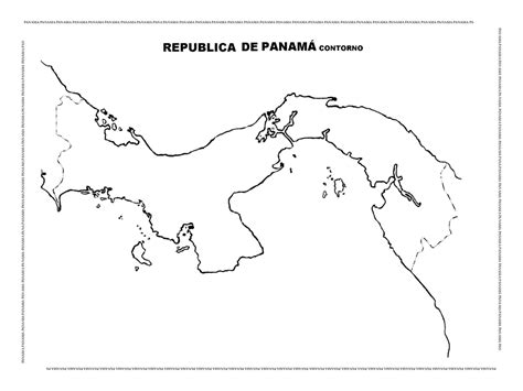 Mapa De Panam Con Nombres Para Imprimir En Pdf