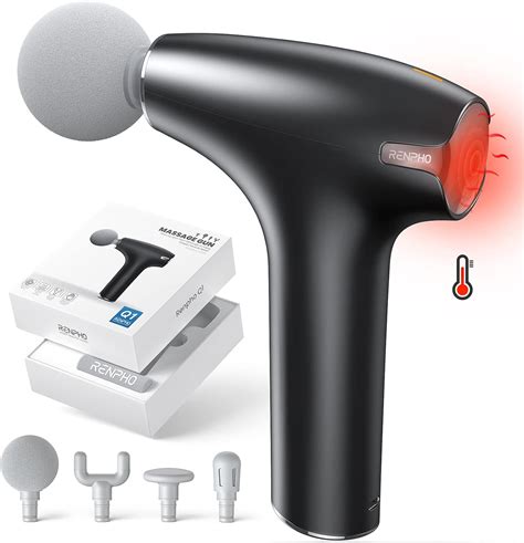 Buy Renpho Active Powerful Massage Gun With Heat And Renpho Portable Mini Massage Gun With Heat