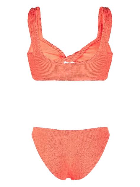 Hunza G Juno Crinkle Bikini Farfetch