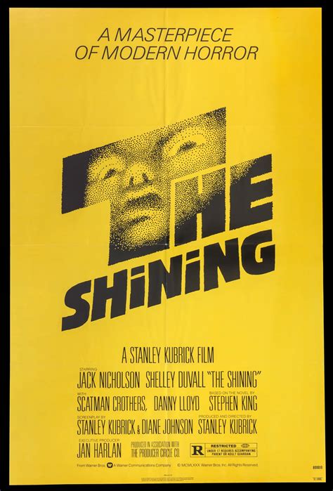 The Shining Original Movie Poster