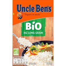 BEN S ORIGINAL Riz long grain bio vrac 375g pas cher à prix Auchan