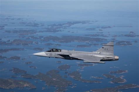 Gripen E Fighter Successfully Test Fires Meteor Missile Upi