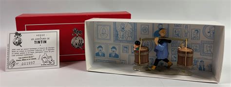 Hergé Figurine Tintin Milou et le Chinois Pixi 1993 Jeu de