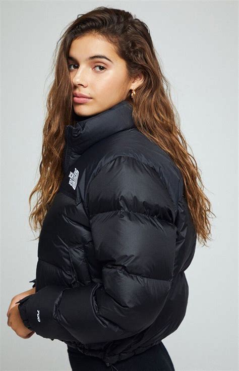 The North Face Nuptse Cropped Jacket North Face Jacket Outfit North