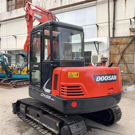 Used Doosan Mini Digger Dx55 9c Second Hand 5 Ton Multi Functional