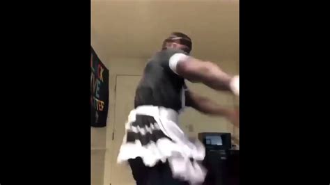 Black Guy Dancing In Maid Outfit Youtube