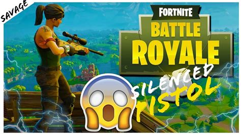 FORTNITE BATTLE ROYALE NEW SILENCED PISTOL ATTEMPTING SOLO