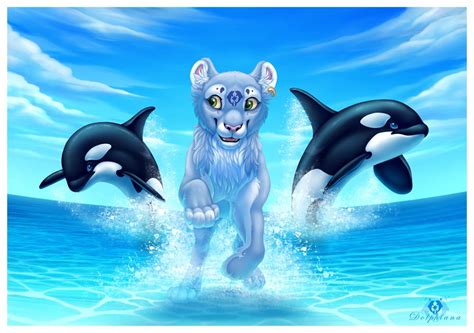 Orca Friends | Cat art, Anthro furry, Animal art