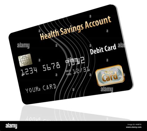 Health Savings Account Debit Card Stock Photo Alamy