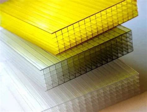 Pvc Solid Textured Poly Carbonate Roofing Sheets Thickness Of Sheet