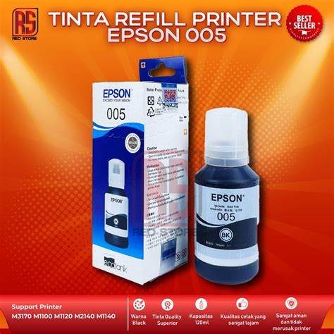 Jual Tinta Epson 005 Black For Printer M3170 M1100 M1120 M2140 M1140