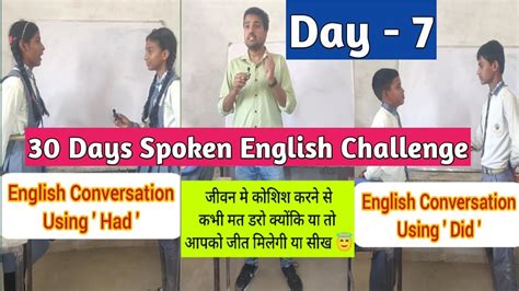 Day Join Days Spoken English Challenge With Us Using Advance