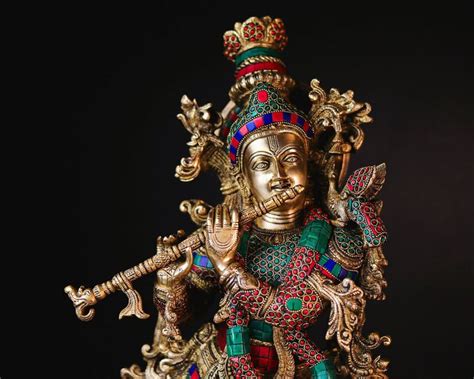 Buy Big Size Krishna Statue 71CM Hindu God Gopal Ji Standing Krishna