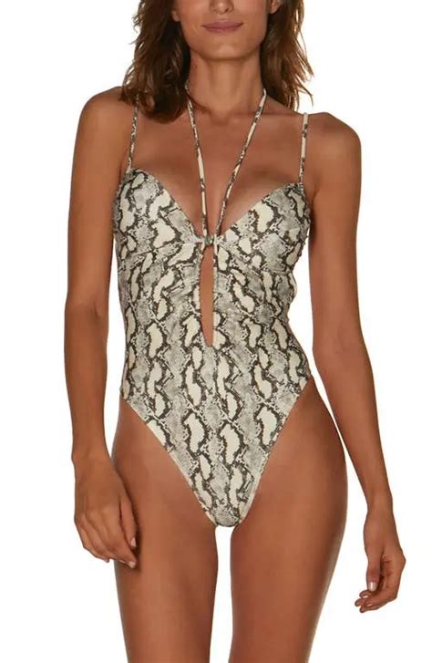 Vix Paula Hermanny Rajah Mag One Piece Swimsuit Multi Editorialist