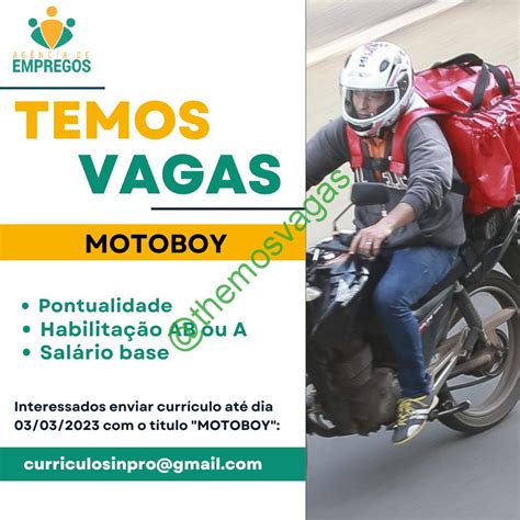 Motoboy Teresina Pi Vaga S Themos Vagas Empregos E