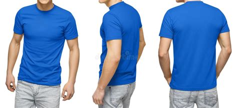 Royal Blue T Shirt Front And Back