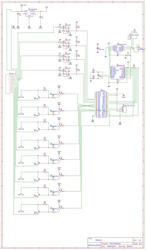 Can Bus Multiplexer Oshwlab